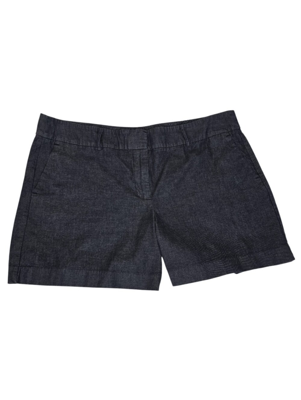 Ann Taylor Women's Tailored Dress Shorts Size 12 Navy Blue Outdoor Casual Pocket